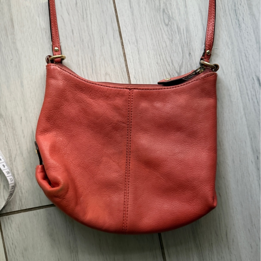 Coach Coral Leather Crossbody Bag - Picture 5 of 10